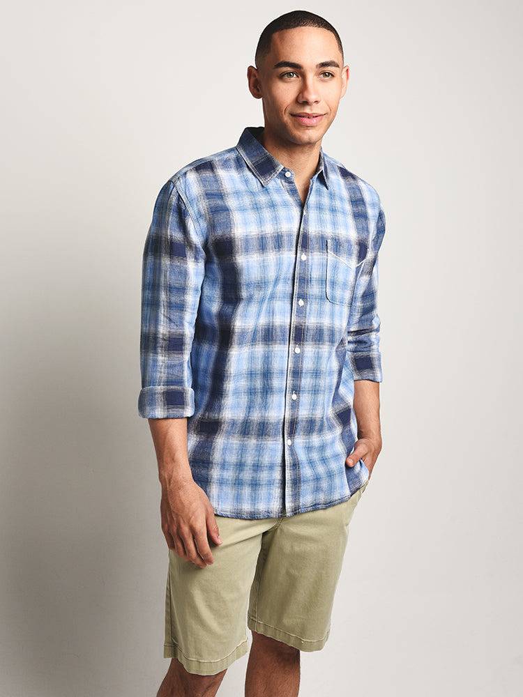 True Grit Summertime Linens Shirt - Saint Bernard