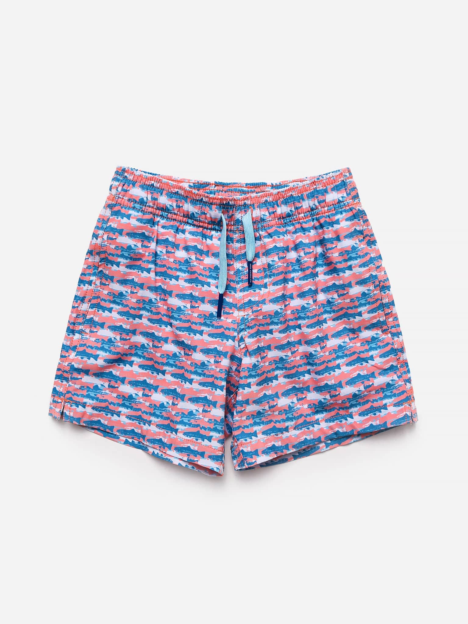 Southern Tide Boys' School of Fish Swim Trunks - Saint Bernard