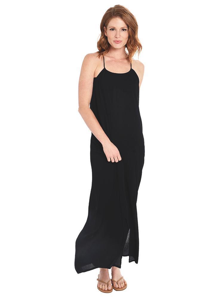 Echo Solid Maxi Dress - Saint Bernard