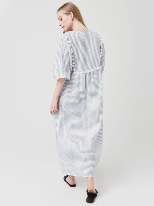 Tory Burch Women's Stripe Midi Caftan