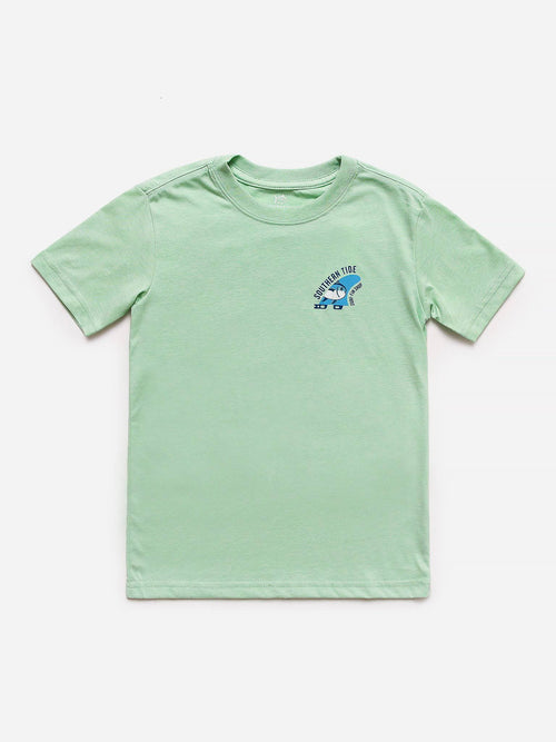 Southern Tide Boys' Surf Fin Shop Heather Tee