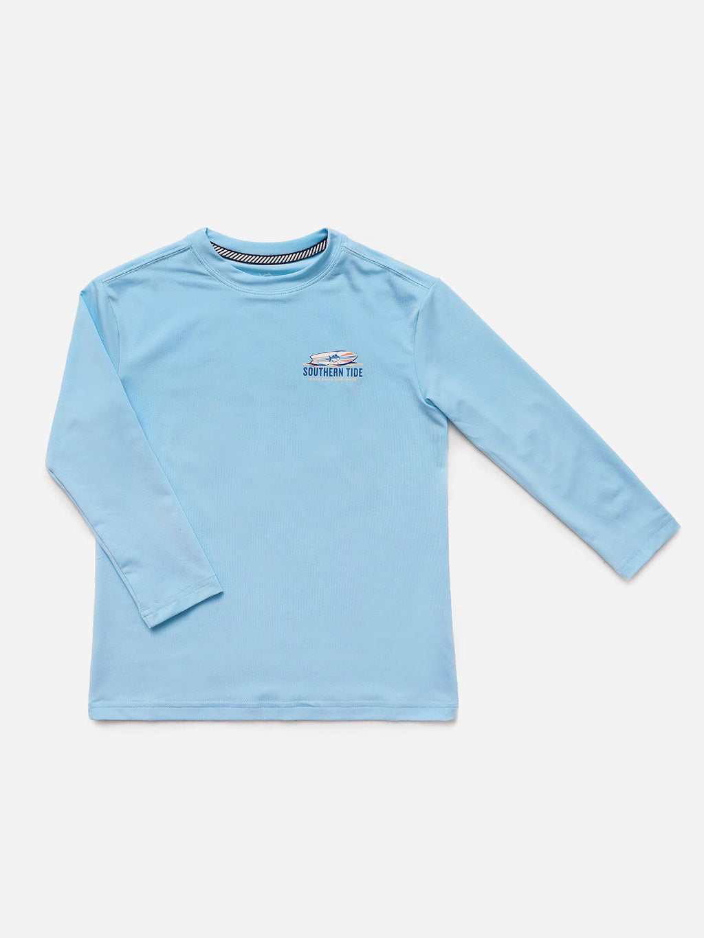 Southern Tide Boys' Surfboard Row Performance Long Sleeve T-Shirt - Saint Bernard
