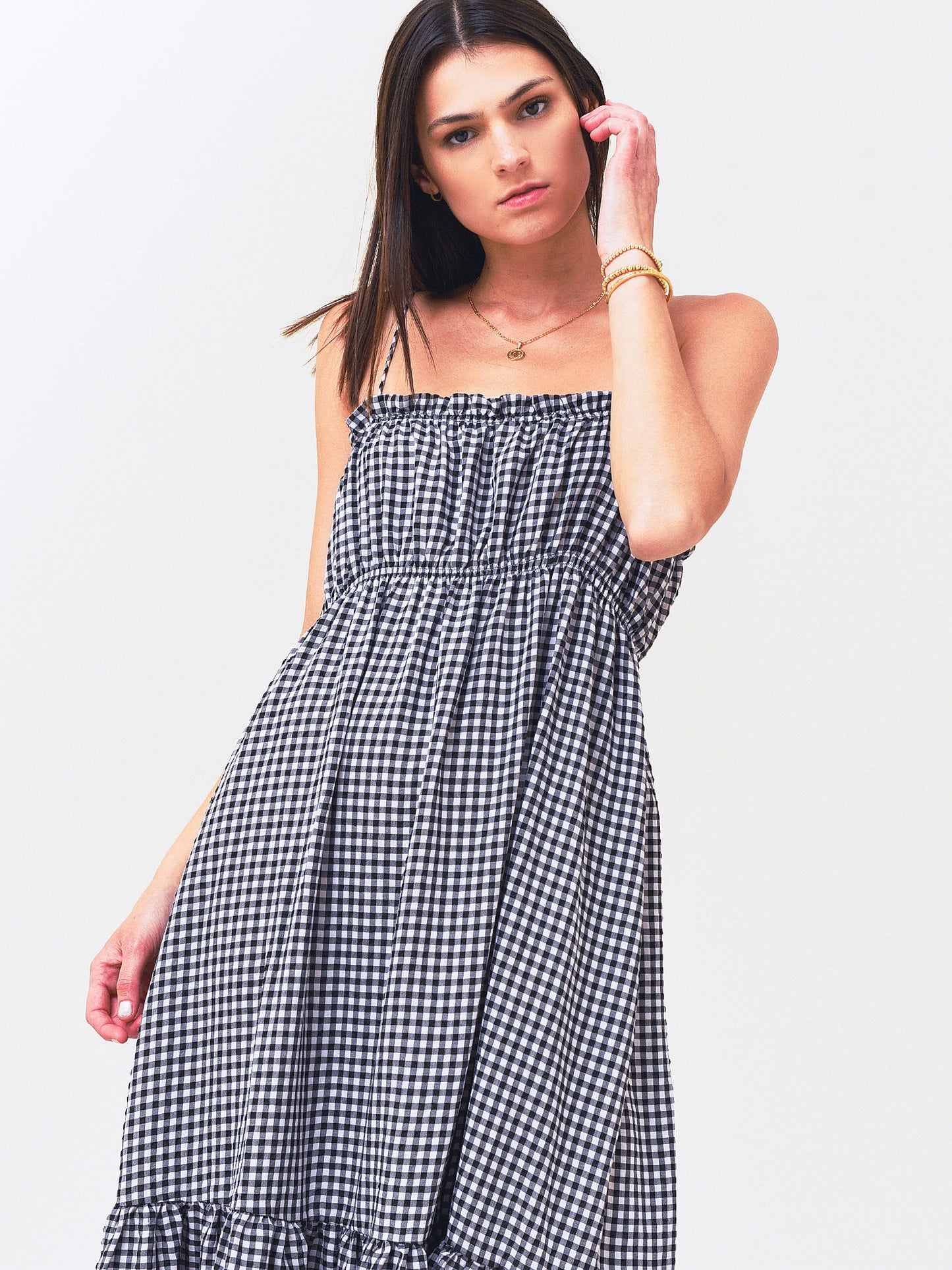 Deluc Women's Walden Gingham Maxi Dress - Saint Bernard