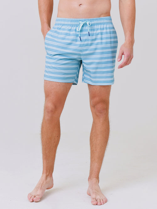 Southern Tide Men's Carmel Stripe Swim Trunk