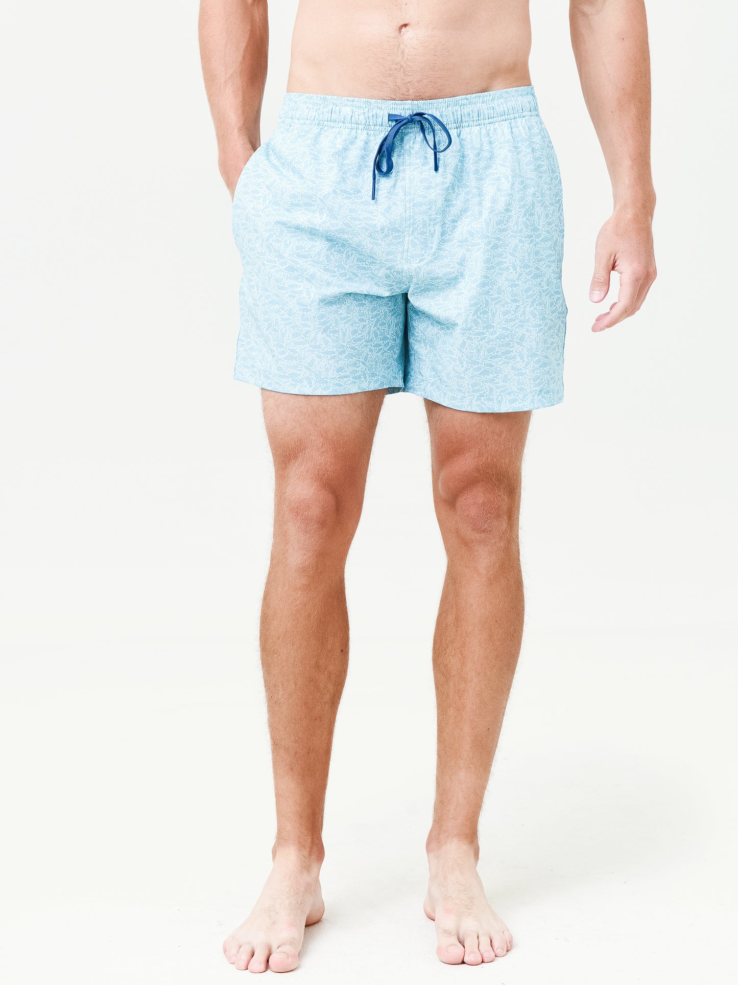 Southern Tide Men's Great Catch Swim Trunk - Saint Bernard