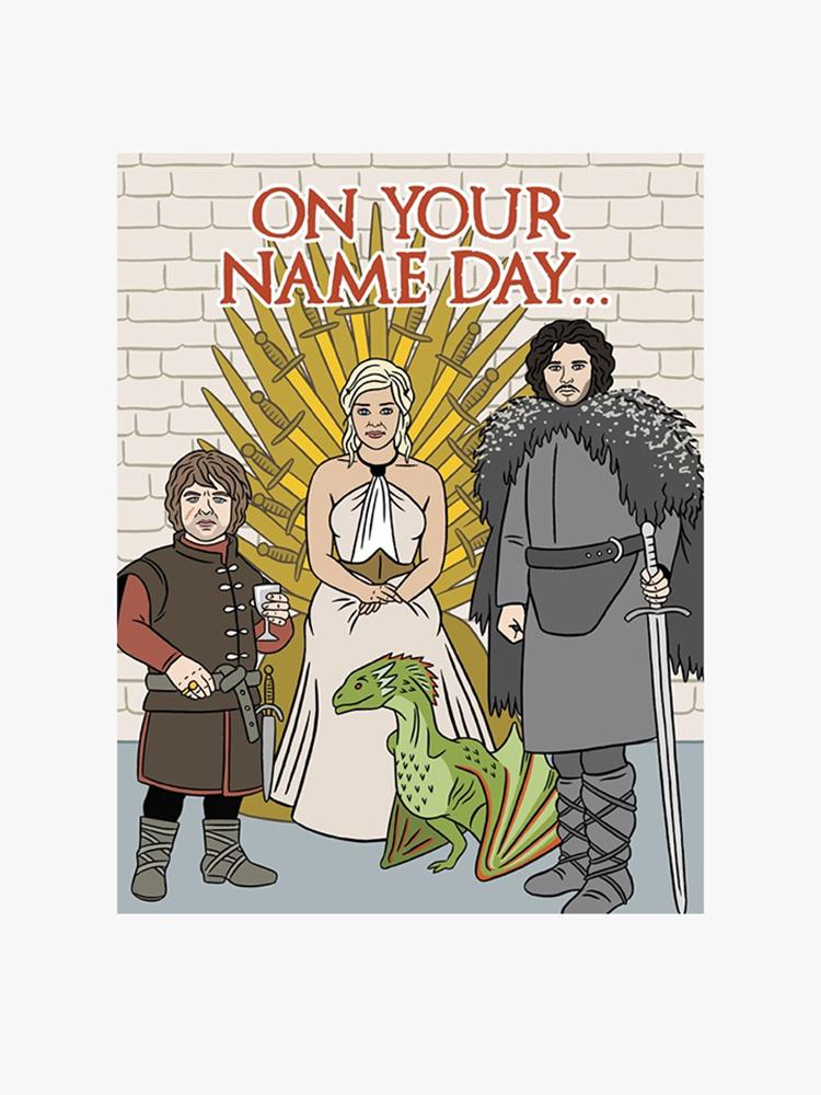 The Found On Your Name Day Card - Saint Bernard