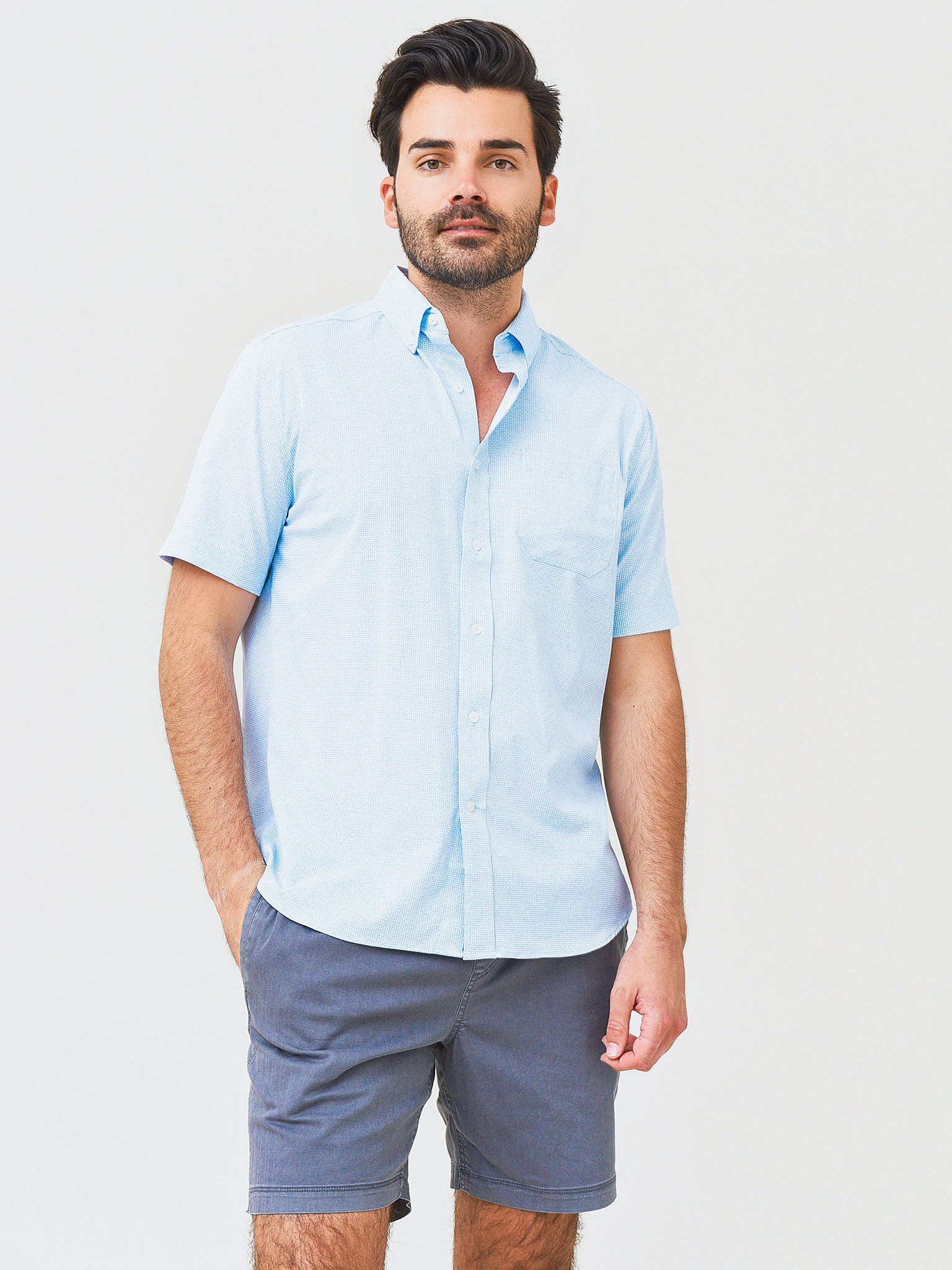 Southern Tide Men's Eastport Printed Intercoastal Button-Down Shirt - Saint Bernard