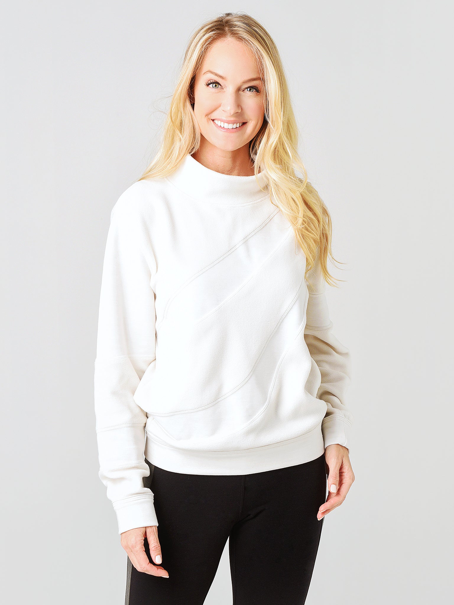 Frauenschuh Women's Tracks Fleece Ski Sweater - Saint Bernard