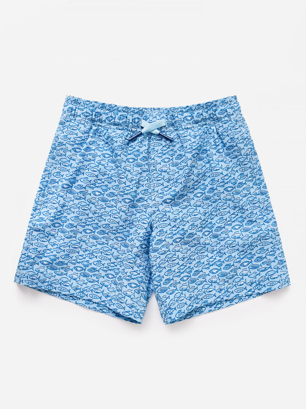 Southern Tide Boys' Aquamarine Party Swim Trunk - Saint Bernard