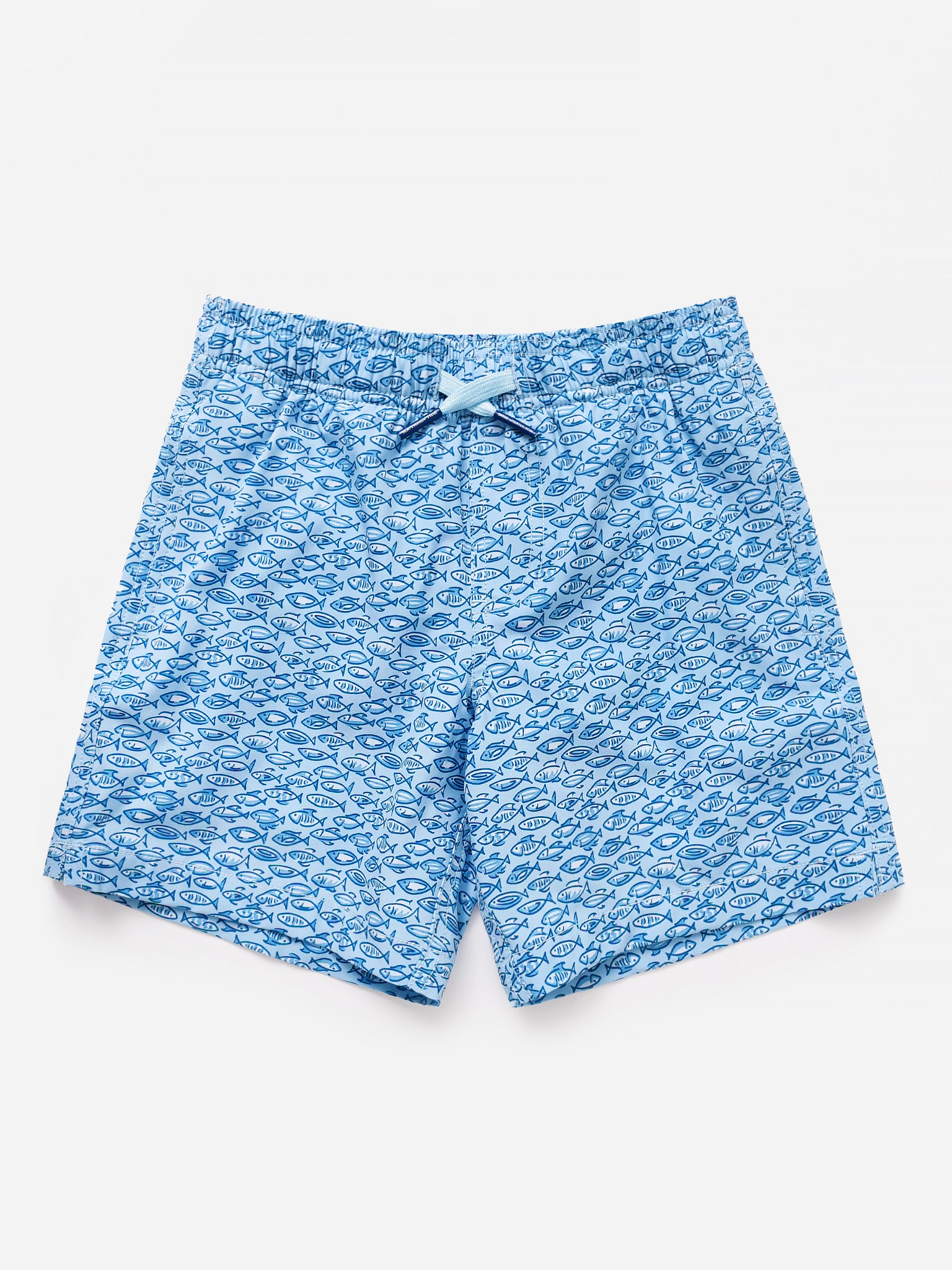 Southern Tide Boys' Aquamarine Party Swim Trunk - Saint Bernard