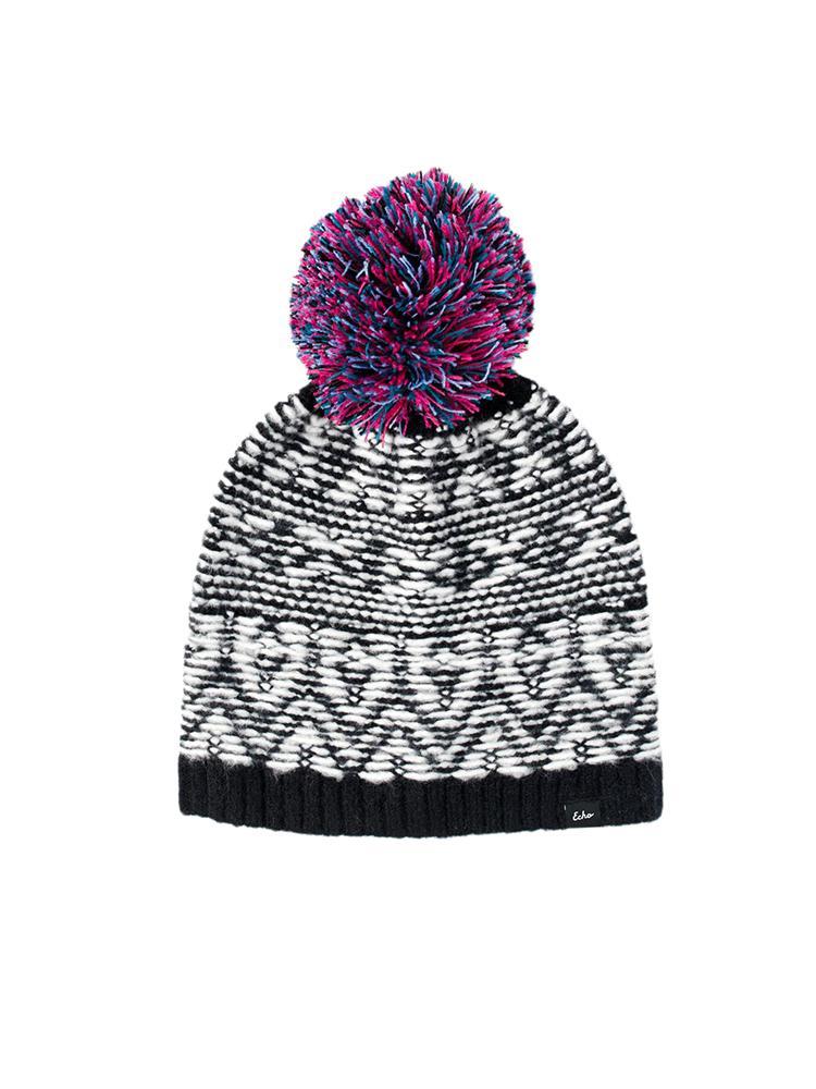 Echo Removable Pom Jacquard Hat - Saint Bernard