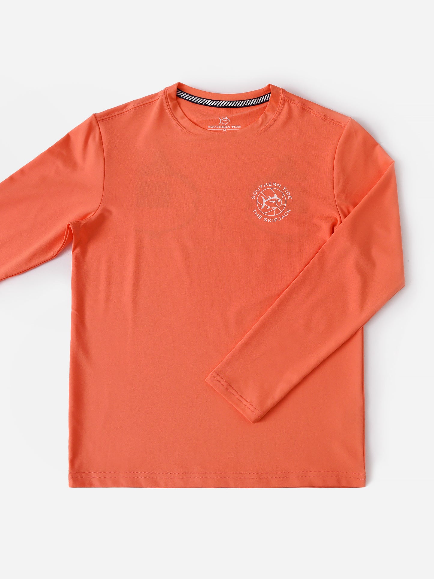 Southern Tide Boys' Long Sleeve Court Performance T-Shirt - Saint Bernard