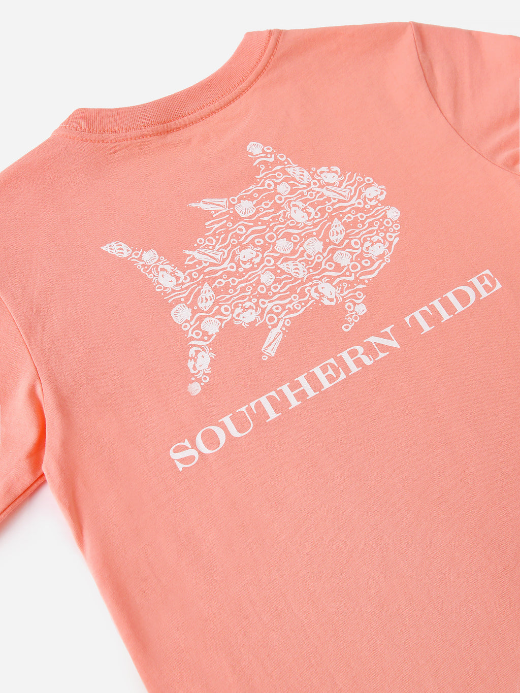 Southern Tide Boys' Shells And Crabs T-Shirt - Saint Bernard