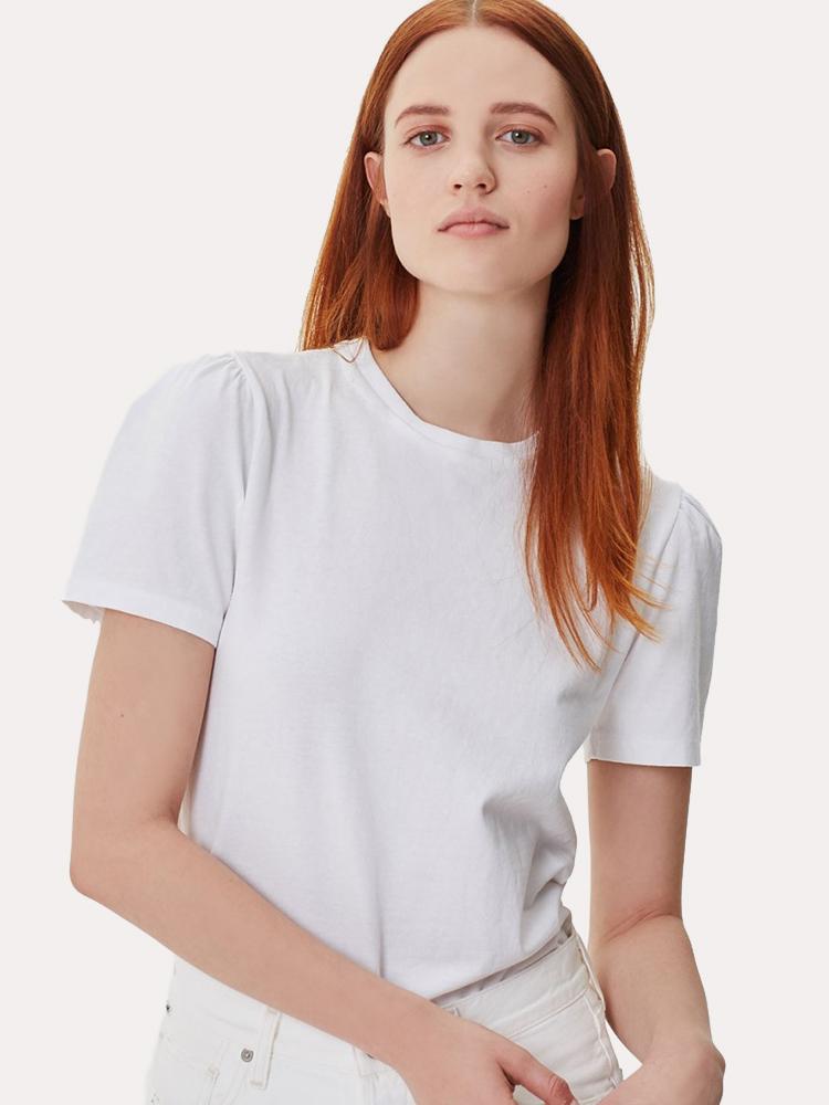Citizens of Humanity Women's Hannah Puff sleeve Tee - Saint Bernard