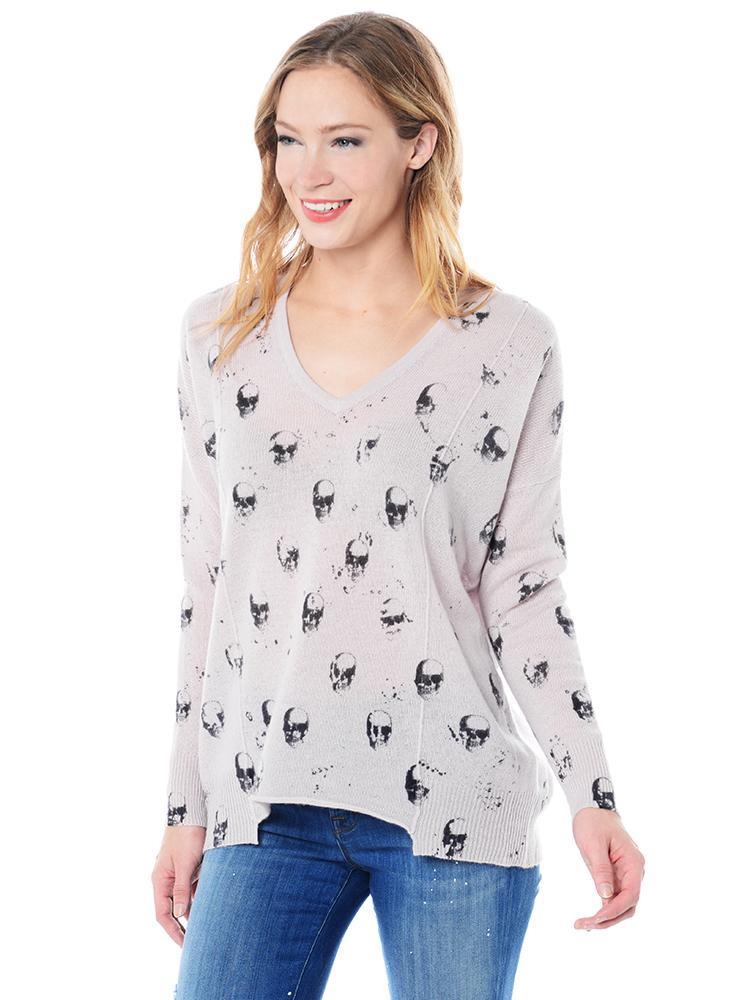 Skull Cashmere Hollis Sweater - Saint Bernard