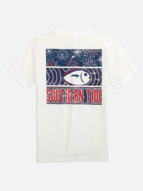 Southern Tide Boys' Firework Triptych T-Shirt