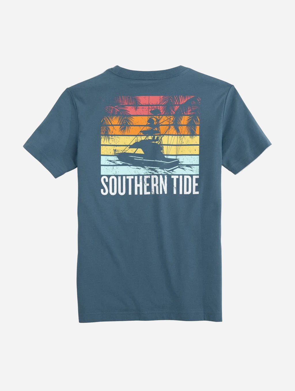 Southern Tide Boys' Sunset Sailing T-Shirt - Saint Bernard