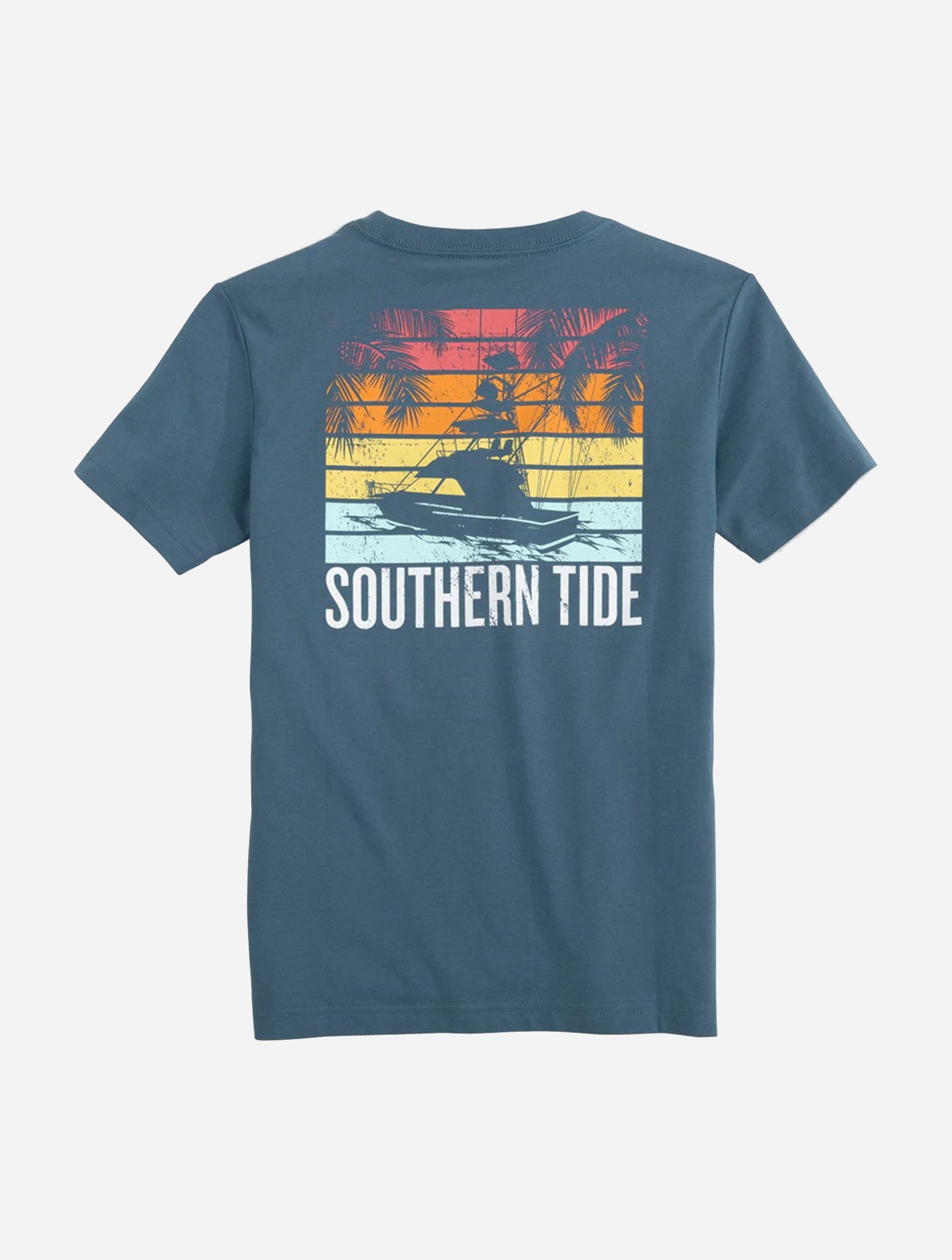 Southern Tide Boys' Sunset Sailing T-Shirt - Saint Bernard
