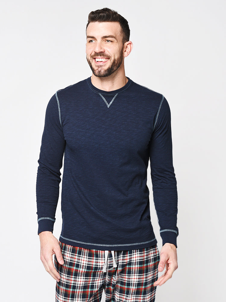 True Grit Heritage Slub Long Sleeve Crew - Saint Bernard