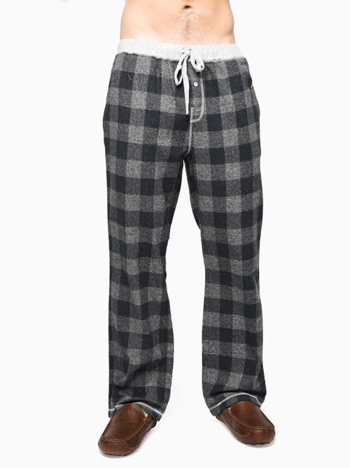True Grit Melange Buffalo Check Flannel Pant