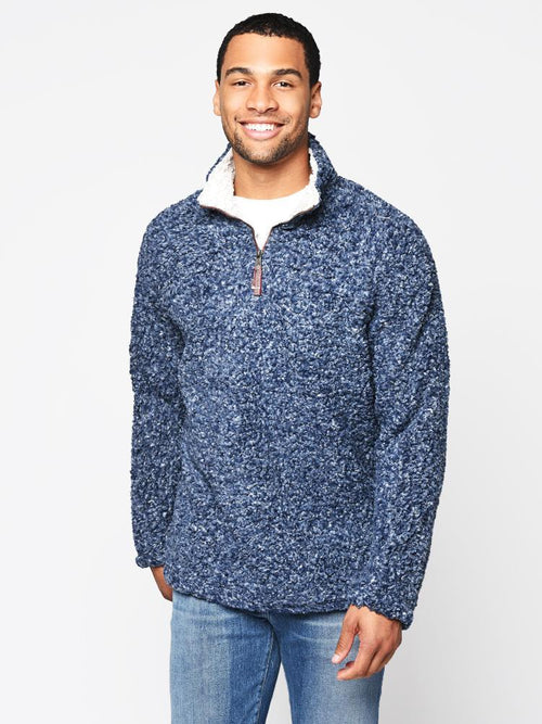 True Grit Softest Tip Shearling ¼ Zip Pullover
