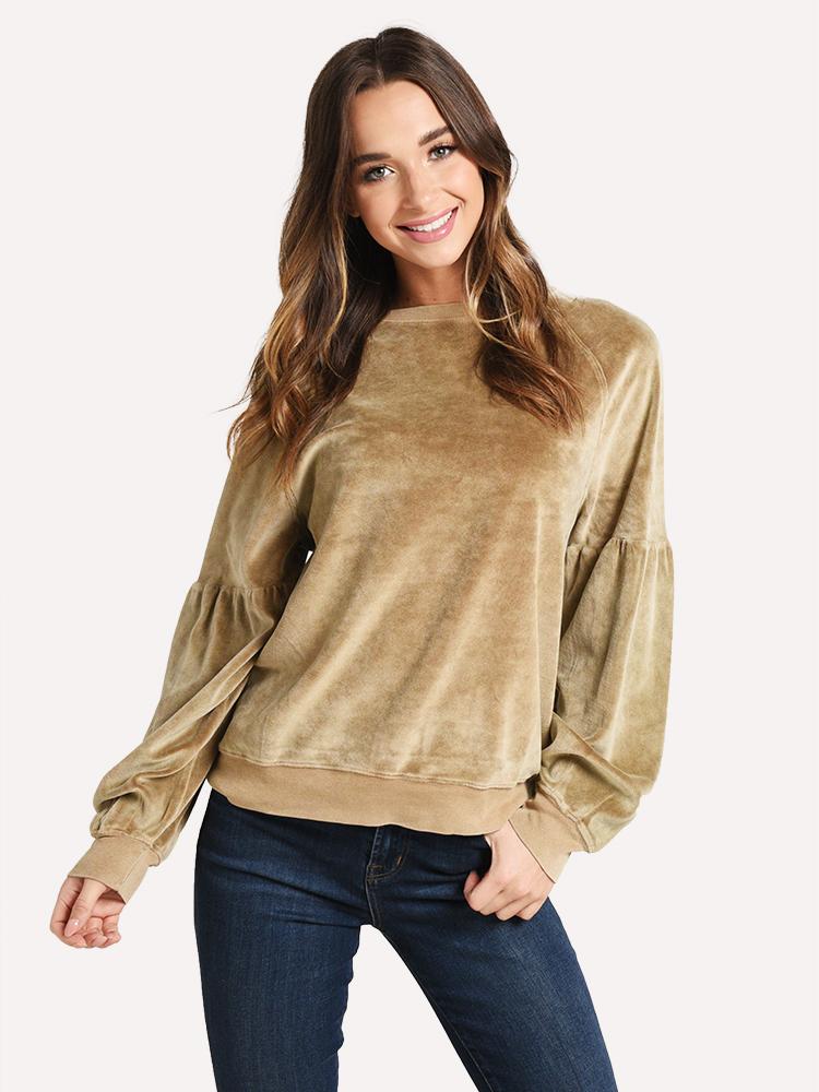 Dylan Velvety Vintage Sweater - Saint Bernard