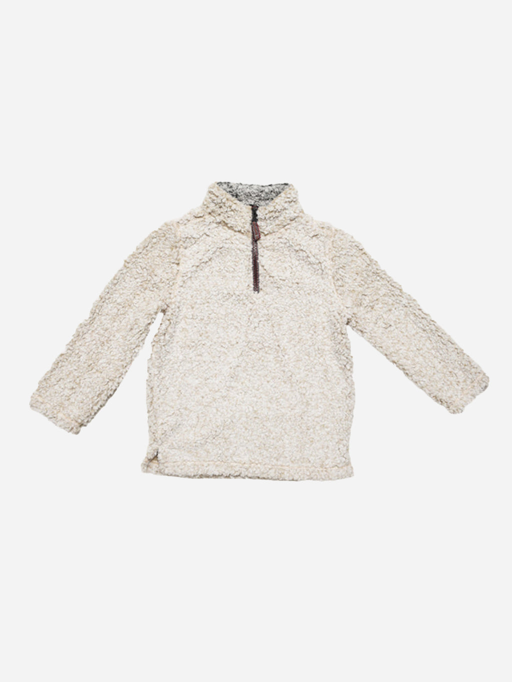 True Grit Boys' Frosty Tipped Pile Fleece Sweater - Saint Bernard