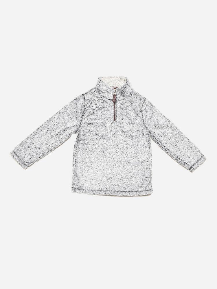 True Grit Boys' 1/4 Zip Fleece Pullover - Saint Bernard