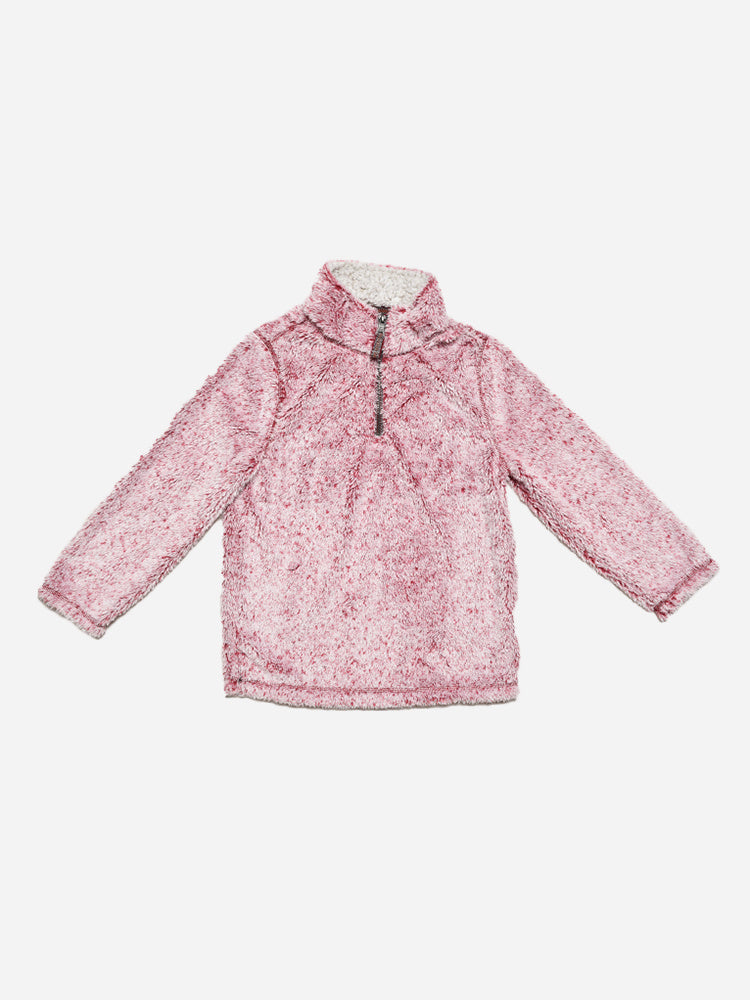 True Grit Boys' 1/4 Zip Fleece Pullover - Saint Bernard