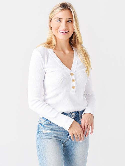 Citizens Of Humanity Women's Scarlet Henley Top