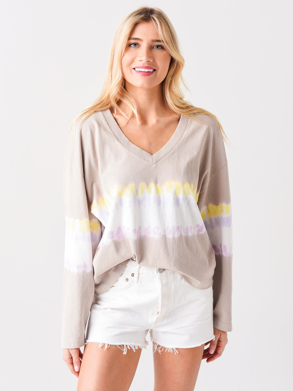 Citizens Of Humanity Women's Mika Oversized V-Neck Tee - Saint Bernard