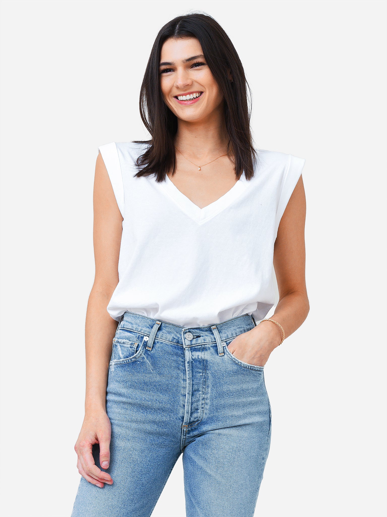 Citizens Of Humanity Women's Eugenie Tee - Saint Bernard