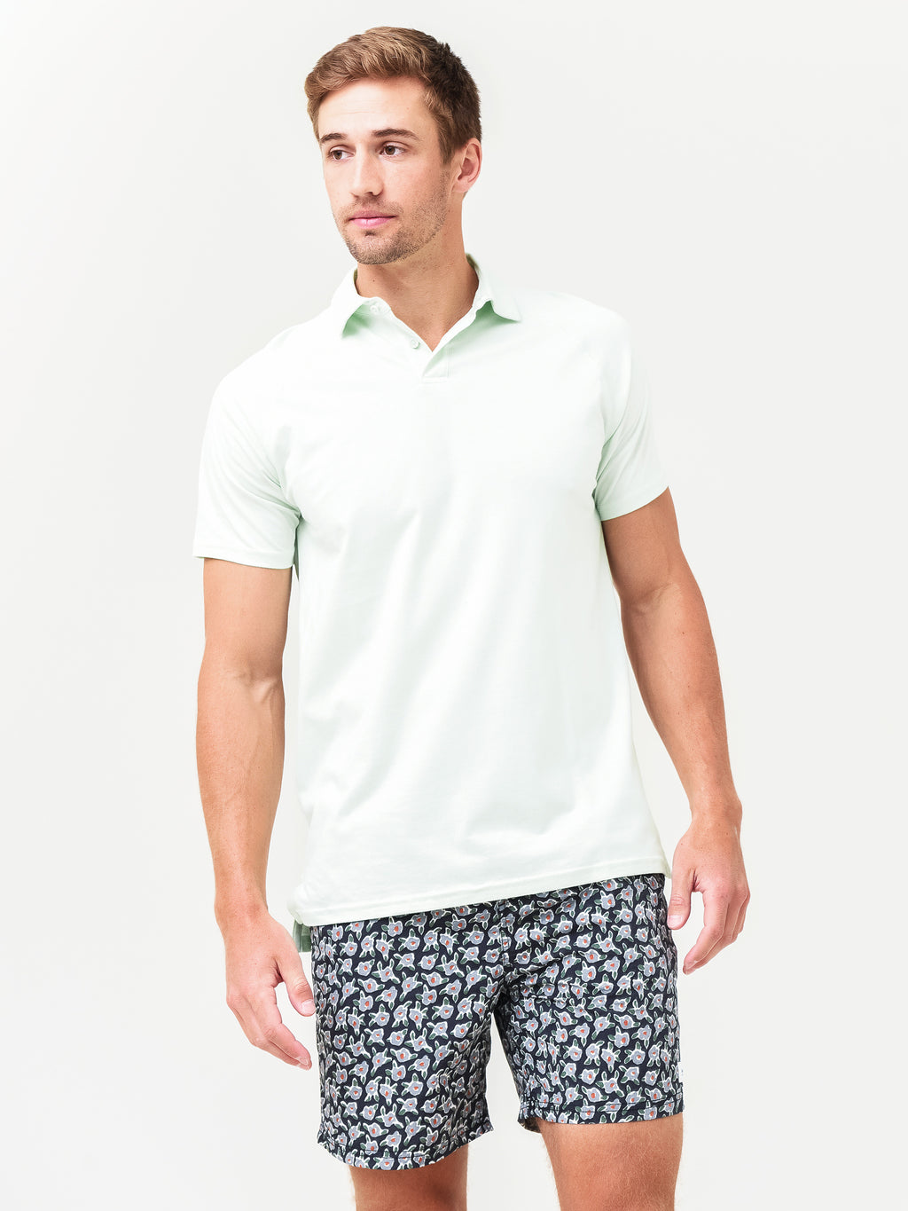 Southern Tide Men's Racquet Performance Polo - Saint Bernard