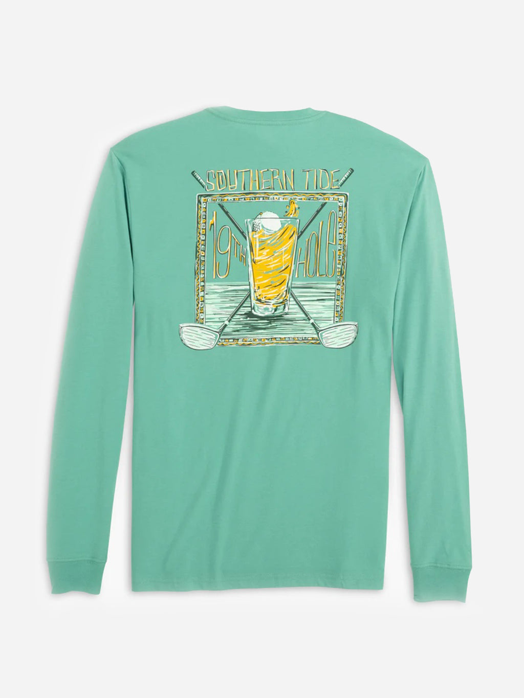 Southern Tide Men's 19th Hole Long Sleeve T-Shirt - Saint Bernard