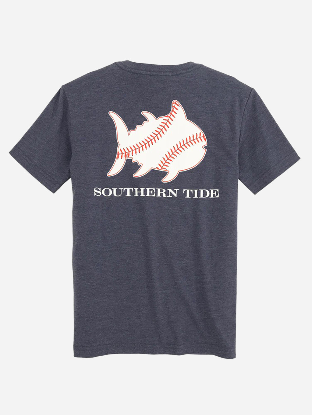 Southern Tide Boys' Heather Baseball Skipjack T-Shirt - Saint Bernard