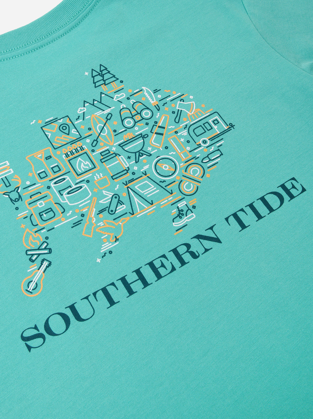 Southern Tide Boys' Campers Icons Long Sleeve T-Shirt - Saint Bernard