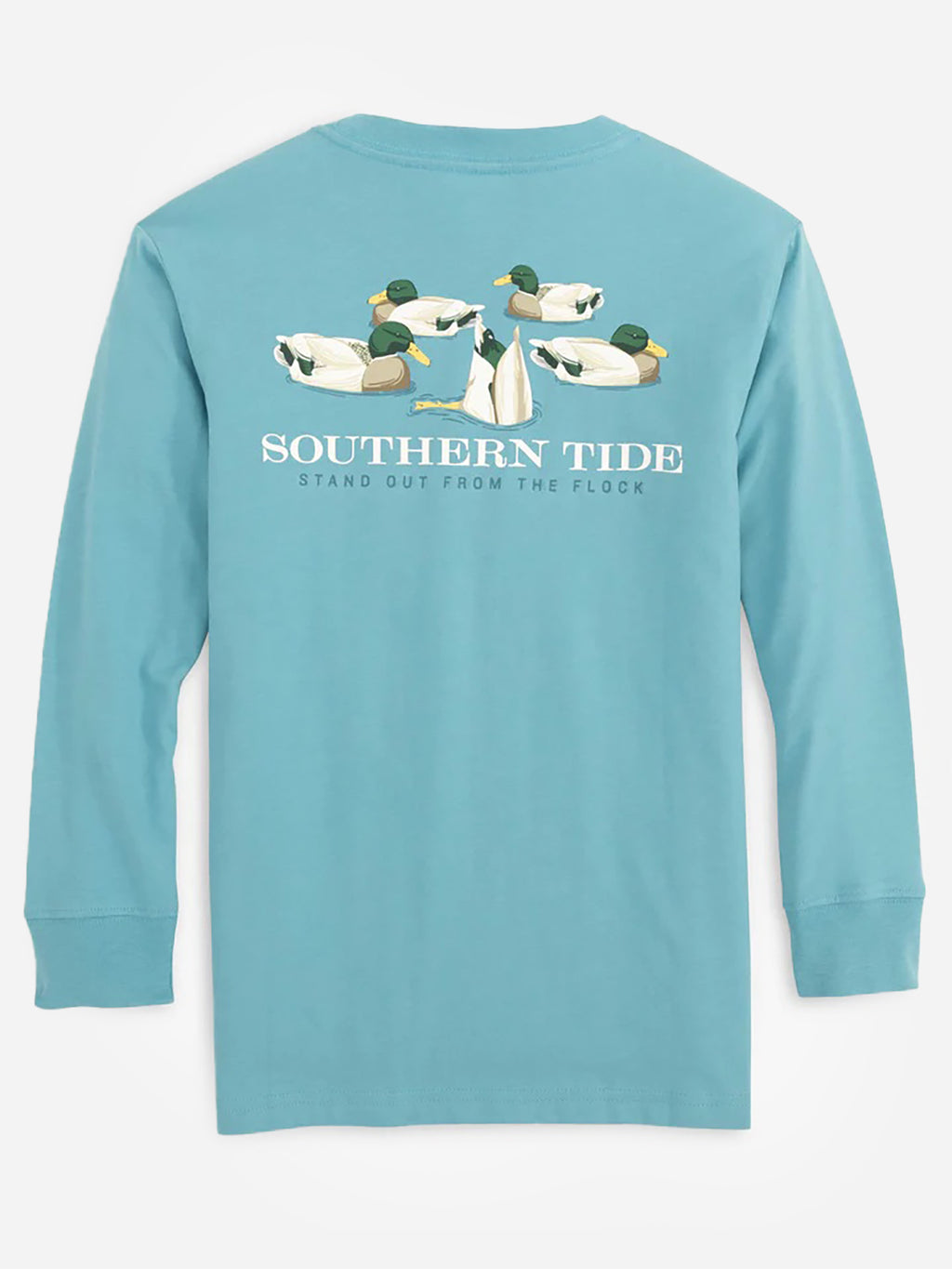 Southern Tide Boys' Stand Out From The Flock Long Sleeve T-Shirt - Saint Bernard