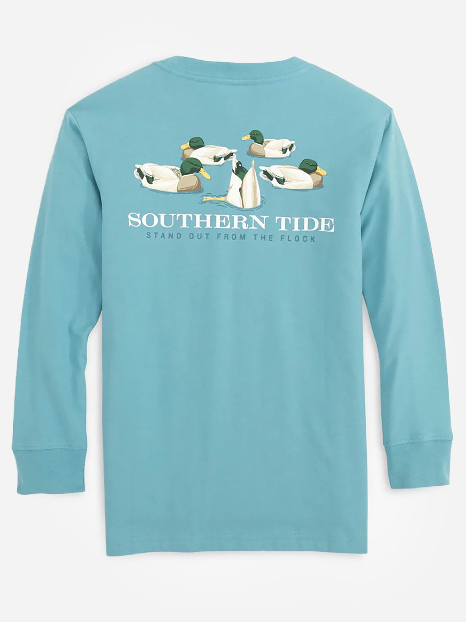 Southern Tide Boys' Stand Out From The Flock Long Sleeve T-Shirt - Saint Bernard