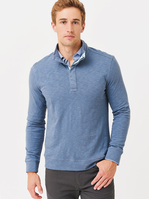 Southern Tide Men's Sun Farer Ocean View Quarter-Button Pullover