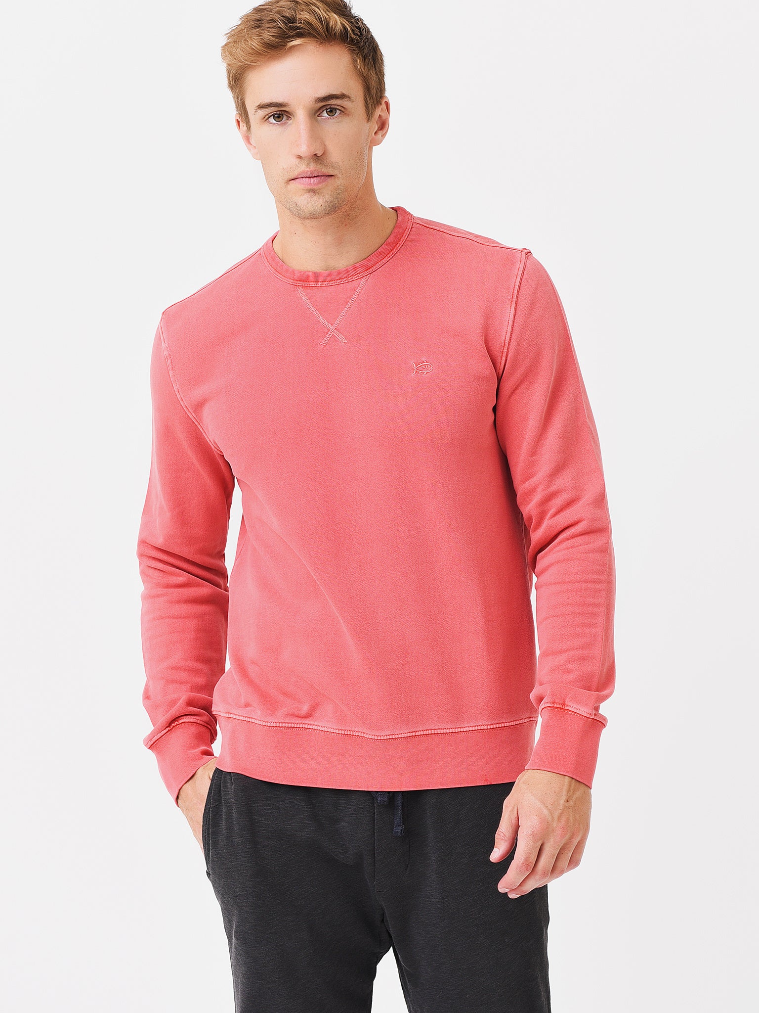 Southern Tide Men's Sun Farer Upper Deck Pullover - Saint Bernard