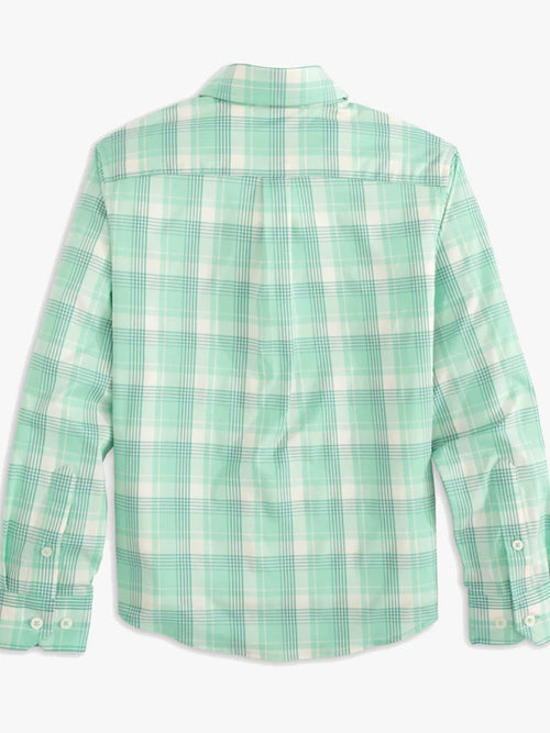 Southern Tide Boys' Carson Plaid Intercoastal Button-Down Shirt