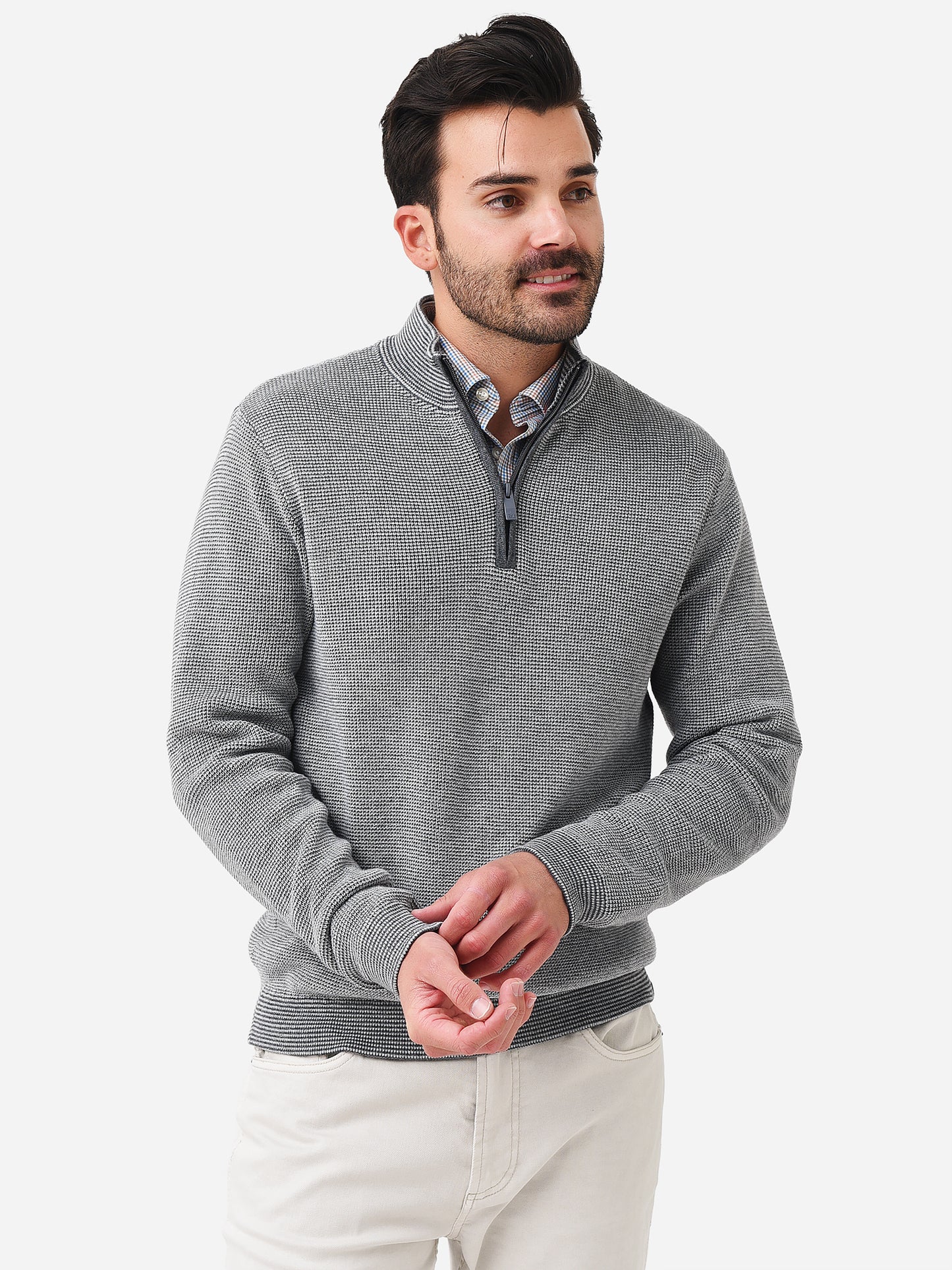 Southern Tide Men's Bailer Jade Quarter-Zip - Saint Bernard