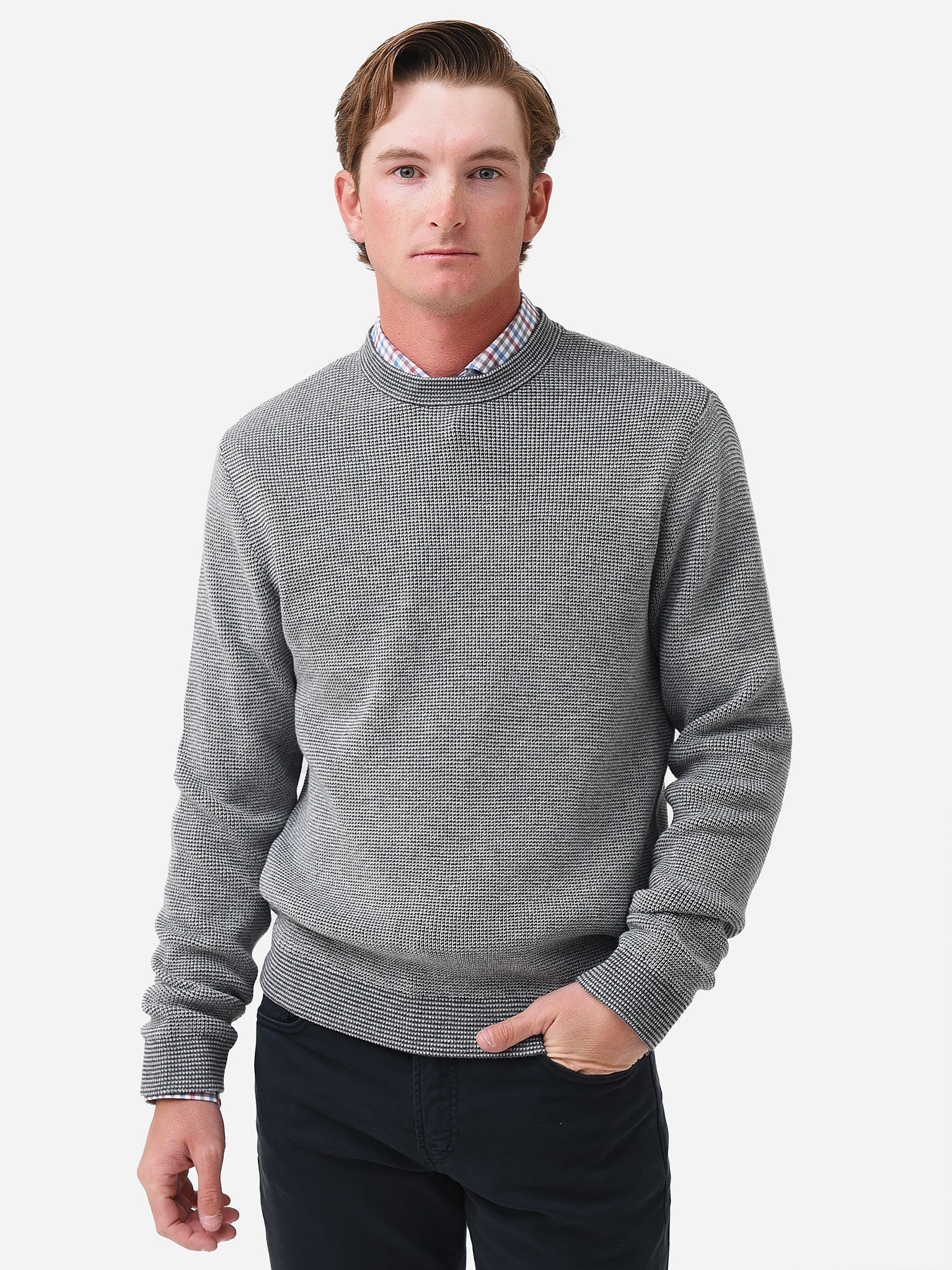 Southern Tide Men's Bailer Jade Crewneck Sweater - Saint Bernard