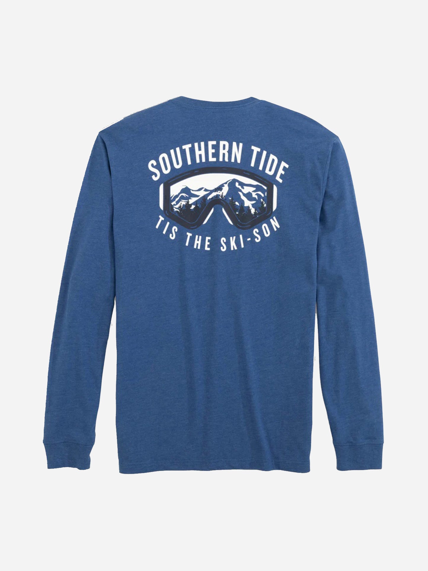 Southern Tide Men's Heather Tis The Ski-Son Long Sleeve T-Shirt
