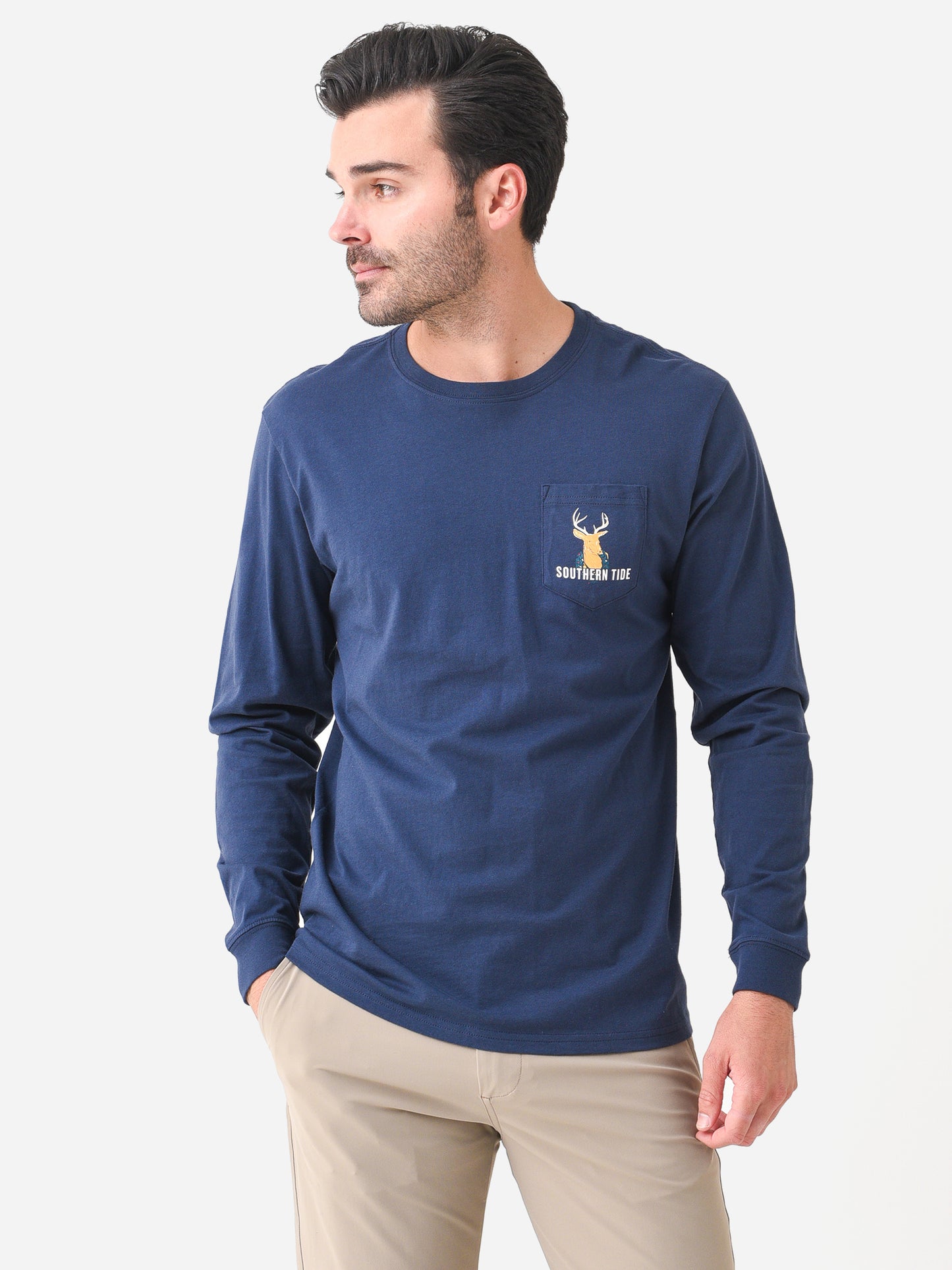 Southern Tide Men's Merry Mantle Long Sleeve T-Shirt