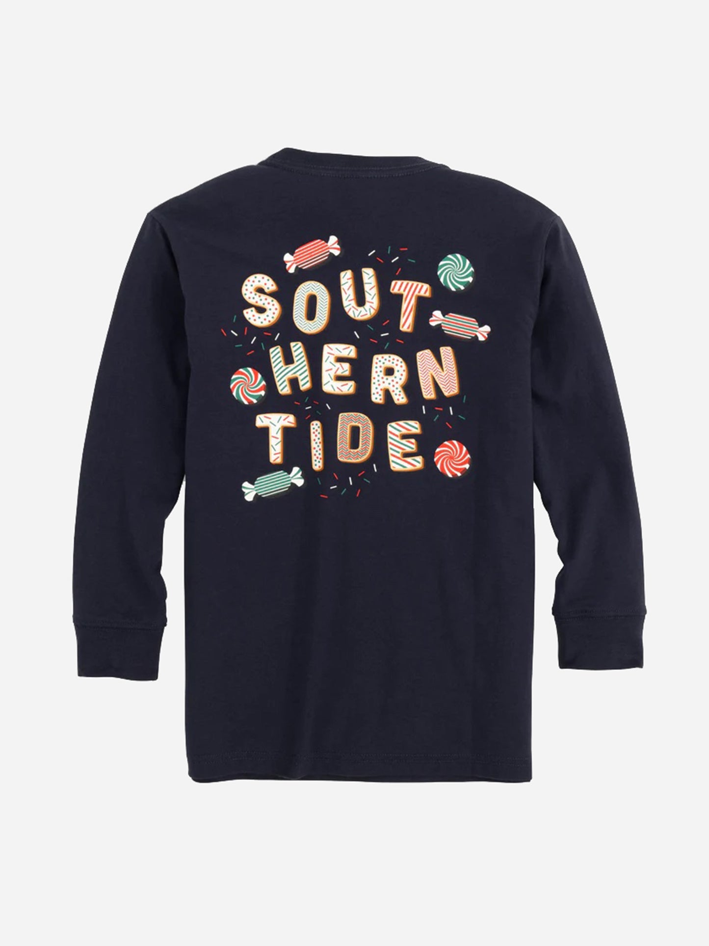 Southern Tide Boys' Holiday Cookies Long Sleeve T-Shirt