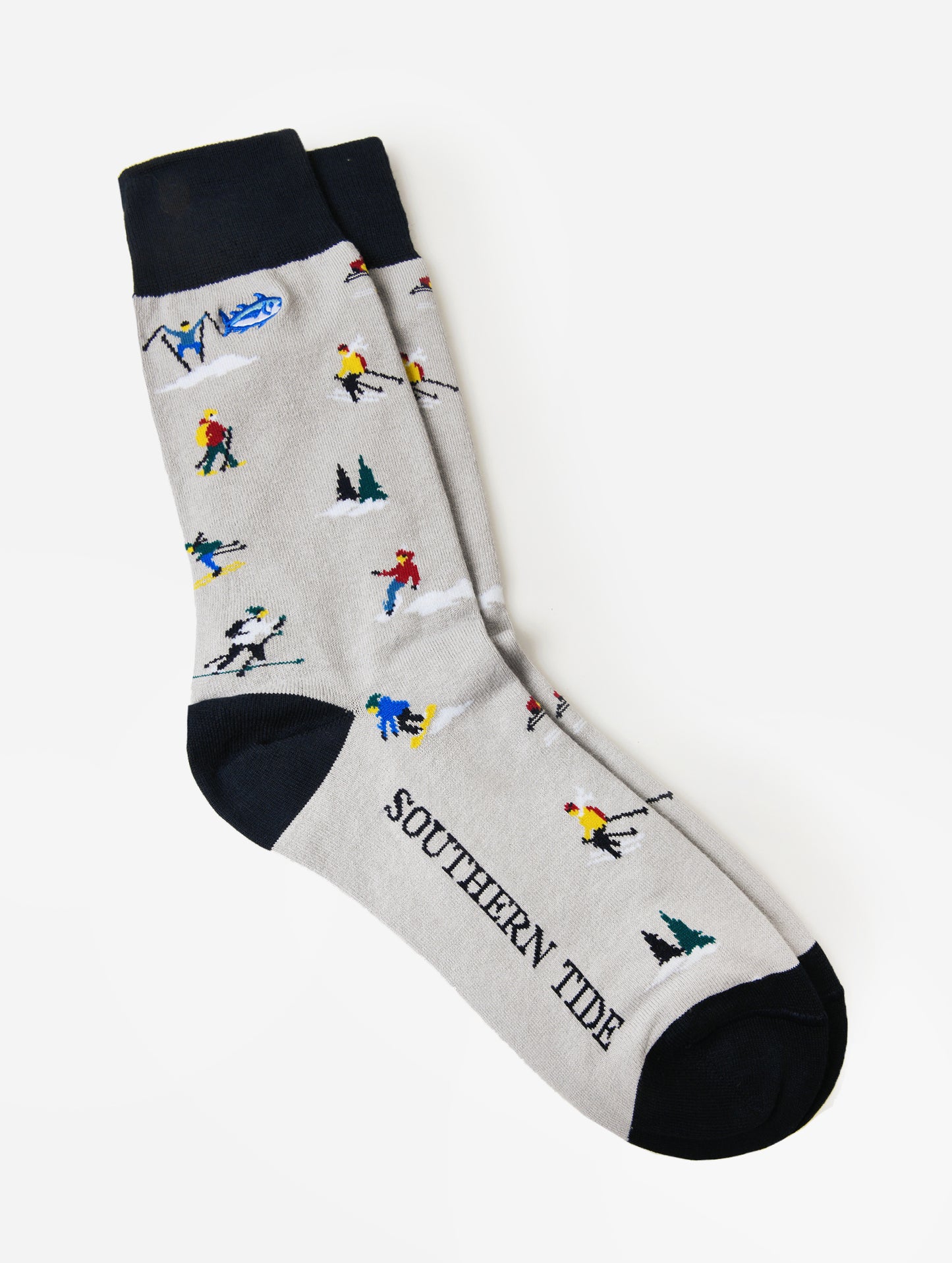 Southern Tide Men's Ski You Later Socks - Saint Bernard