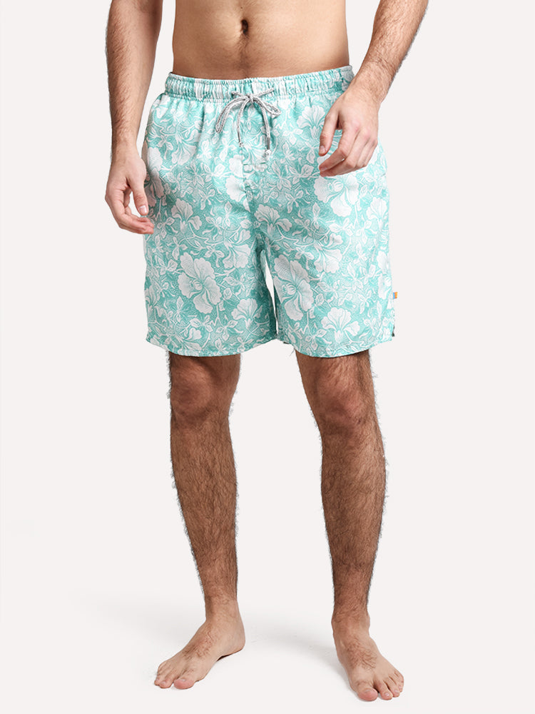 True Grit Men's Waterman Drawstring Boardshort - Saint Bernard