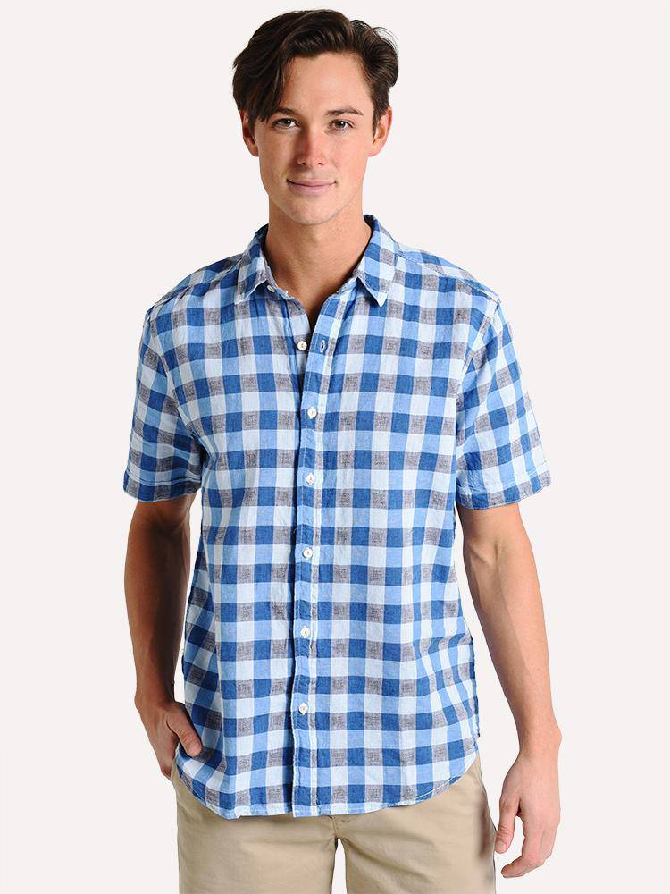 True Grit Men's Topanga Short Sleeve Shirt - Saint Bernard