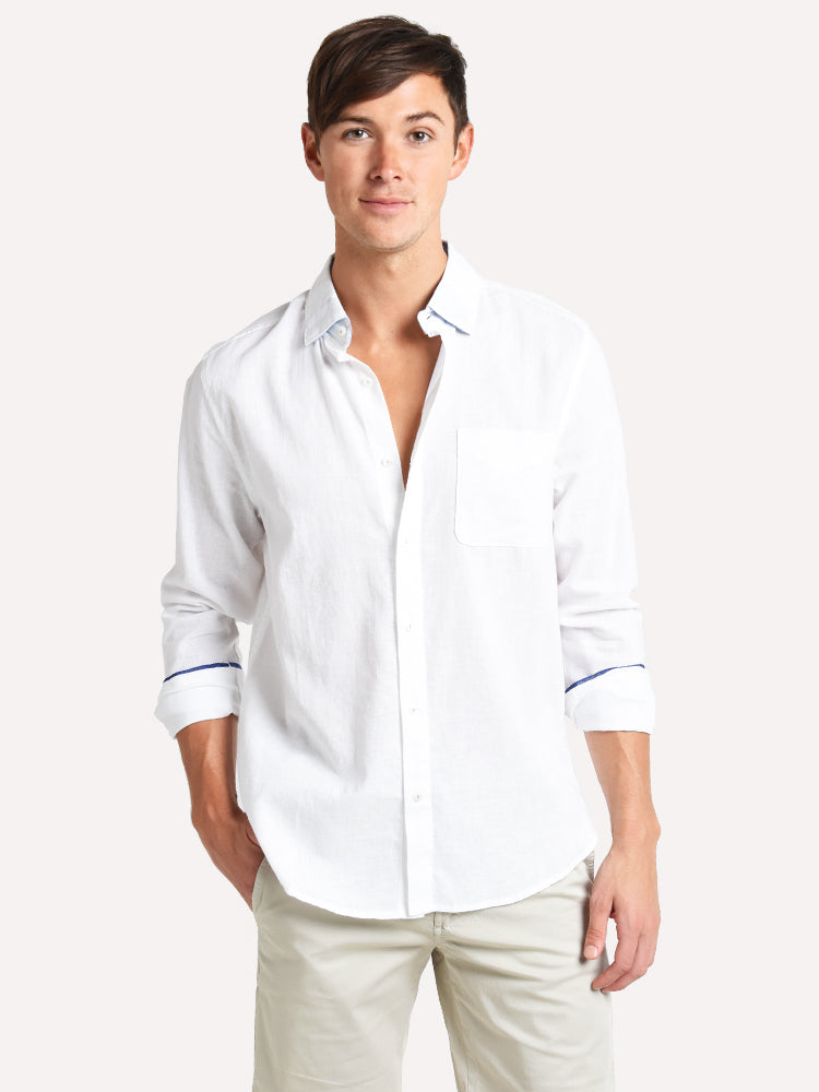 True Grit Solid Long Sleeve Shirt - Saint Bernard